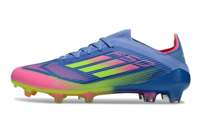 Unisex Adidas F50 Elite FG Football Boots - Blue/Yellow/Pink
