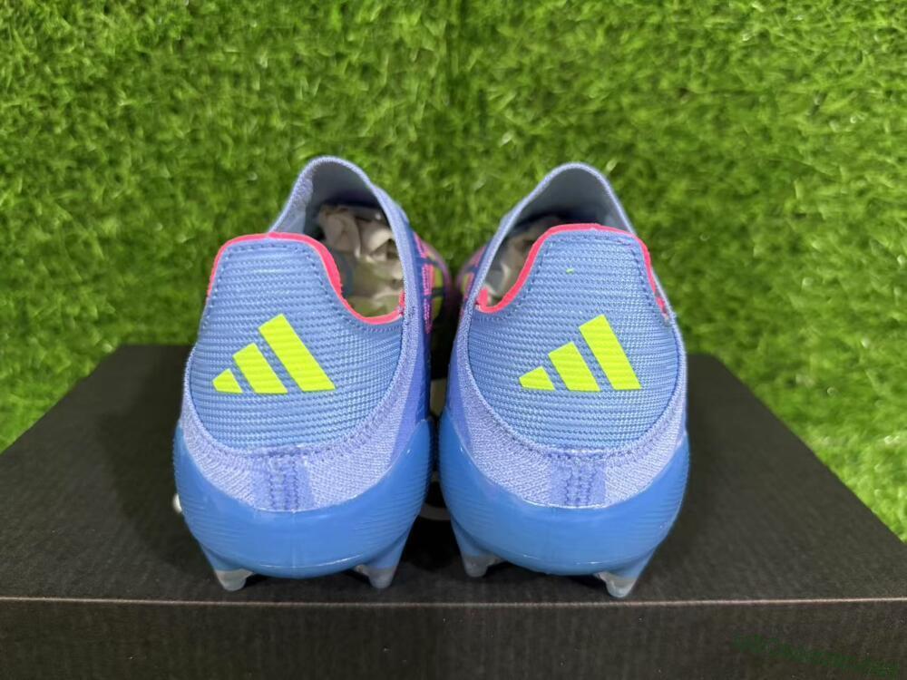 Unisex Adidas F50 Elite FG Football Boots - Blue/Yellow/Pink