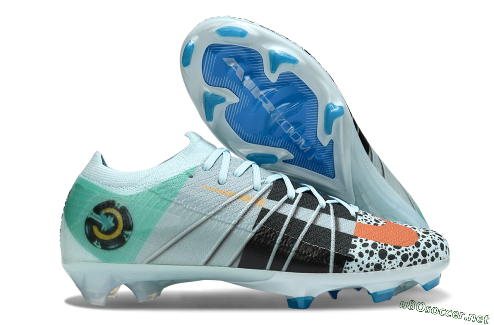 Unisex Nike Air Zoom Mercurial Vapor 16 Elite FG Football Boots - Jade/Black/Yellow 2