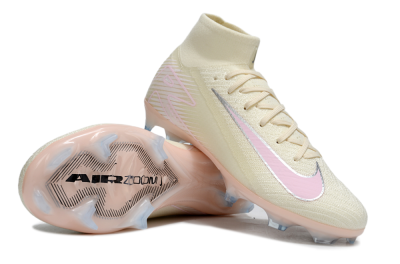 Unisex Nike Air Zoom Mercurial Superfly 10 Elite FG Football Boots - Yellow/Pink/Silver