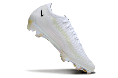 Unisex Nike Air Zoom Mercurial Vapor 16 Elite FG Football Boots - White/Black/Gold
