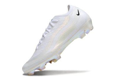 Unisex Nike Air Zoom Mercurial Vapor 16 Elite FG Football Boots - White/Black/Gold