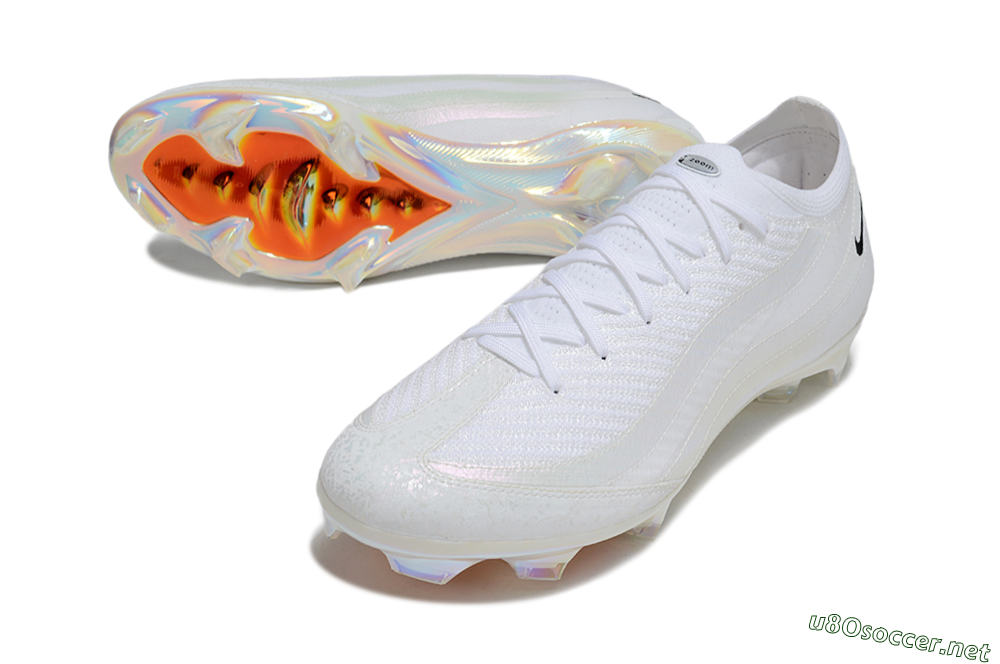 Unisex Nike Air Zoom Mercurial Vapor 16 Elite FG Football Boots - White/Black/Gold 3