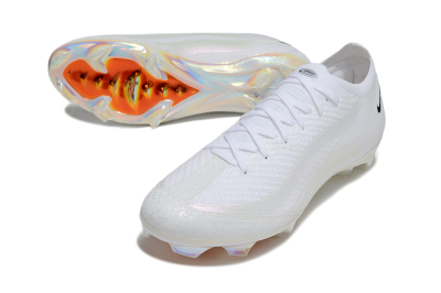 Unisex Nike Air Zoom Mercurial Vapor 16 Elite FG Football Boots - White/Black/Gold