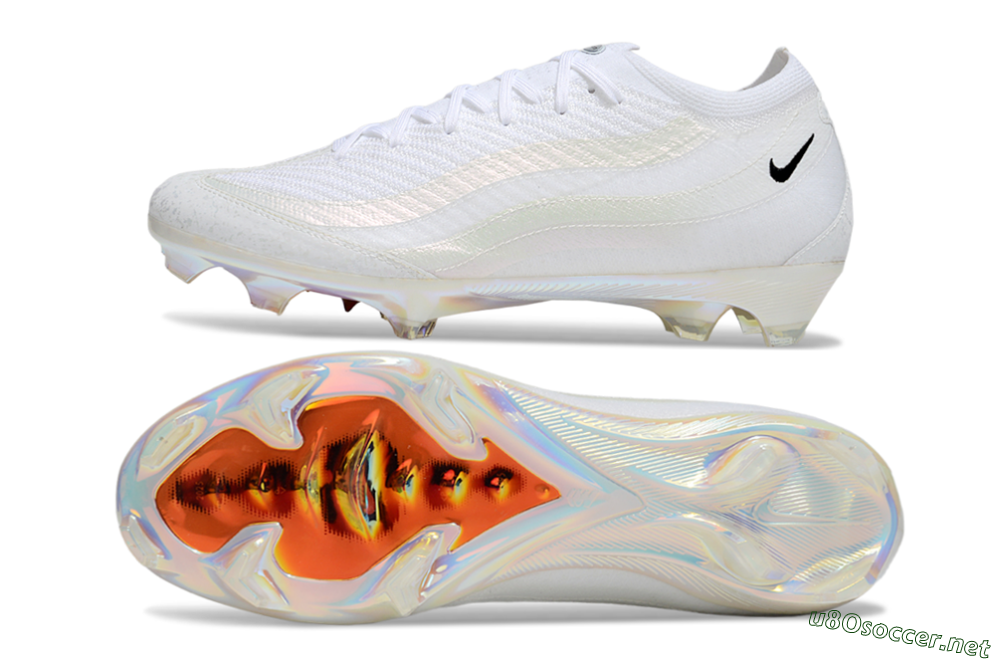 Unisex Nike Air Zoom Mercurial Vapor 16 Elite FG Football Boots - White/Black/Gold 1