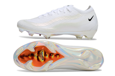 Unisex Nike Air Zoom Mercurial Vapor 16 Elite FG Football Boots - White/Black/Gold
