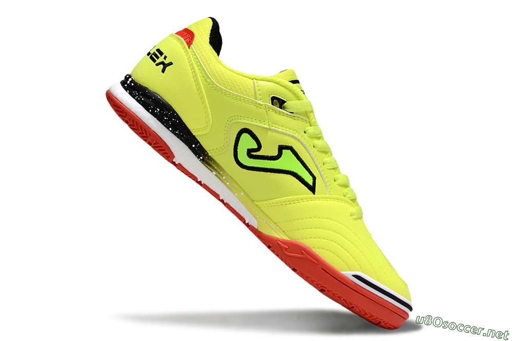 Men's Joma Top Flex IC Football Shoes - Yellow/Red/Black 4
