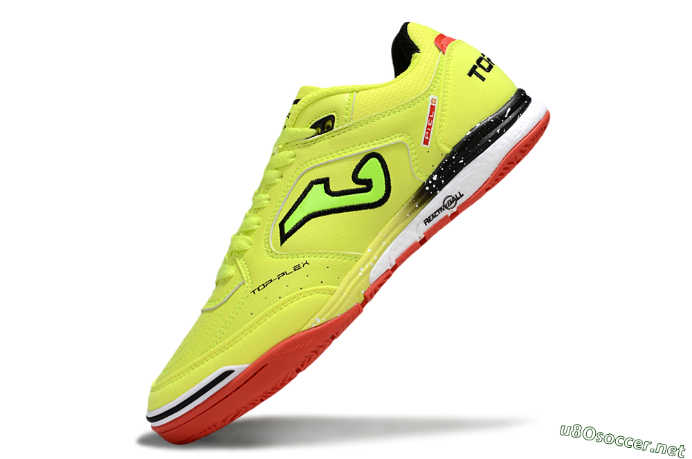 Men's Joma Top Flex IC Football Shoes - Yellow/Red/Black 5