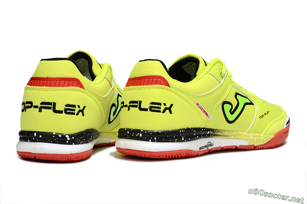 Men's Joma Top Flex IC Football Shoes - Yellow/Red/Black 6
