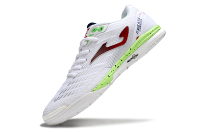 Men's Joma Top Flex IC Football Shoes - White/Red/Yellow