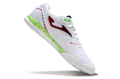 Men's Joma Top Flex IC Football Shoes - White/Red/Yellow