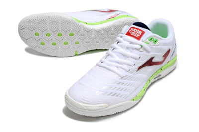 Men's Joma Top Flex IC Football Shoes - White/Red/Yellow