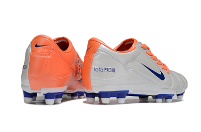 Men's Nike Total 90 III FG Football Boots - White/Blue/Red