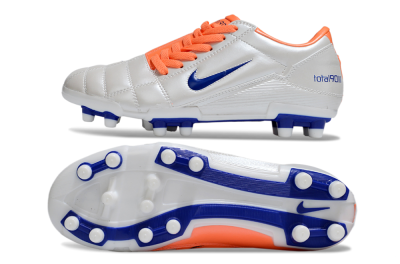 Men's Nike Total 90 III FG Football Boots - White/Blue/Red