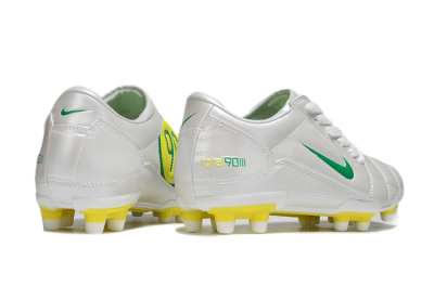 Men's Nike Total 90 III FG Football Boots - White/Green/Yellow