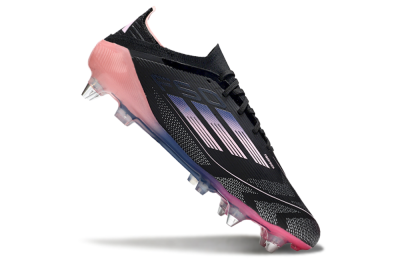 Men's Adidas F50 Elite SG Football Boots - Black/Blue/Pink