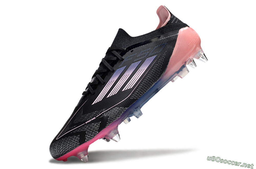 Men's Adidas F50 Elite SG Football Boots - Black/Blue/Pink 5