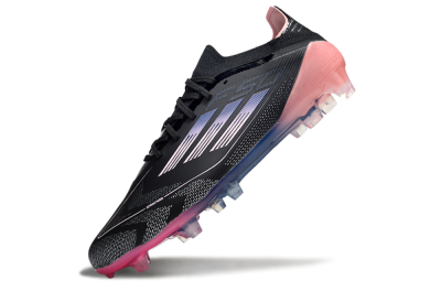 Unisex Adidas F50 Elite FG Football Boots - Black/Blue/Pink