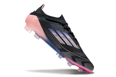 Unisex Adidas F50 Elite FG Football Boots - Black/Blue/Pink
