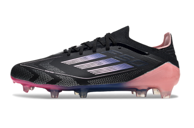 Unisex Adidas F50 Elite FG Football Boots - Black/Blue/Pink