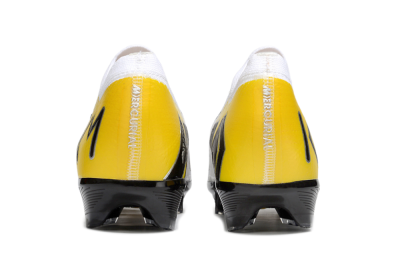 Unisex KM x Nike Air Zoom Mercurial Vapor 16 Elite FG Football Boots - White/Black/Yellow