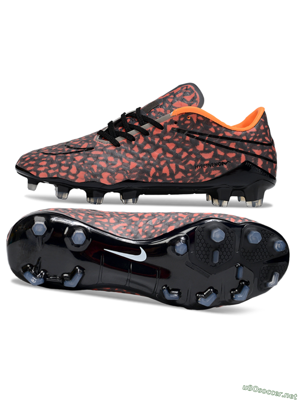 Men's Nike Hypervenom Phantom RGN SE FG Football Boots - Black/Red 1