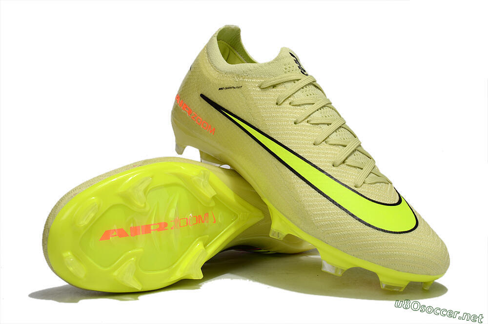 Unisex Nike Air Zoom Mercurial Vapor 16 Elite FG Football Boots - Yellow/Black/Red 4