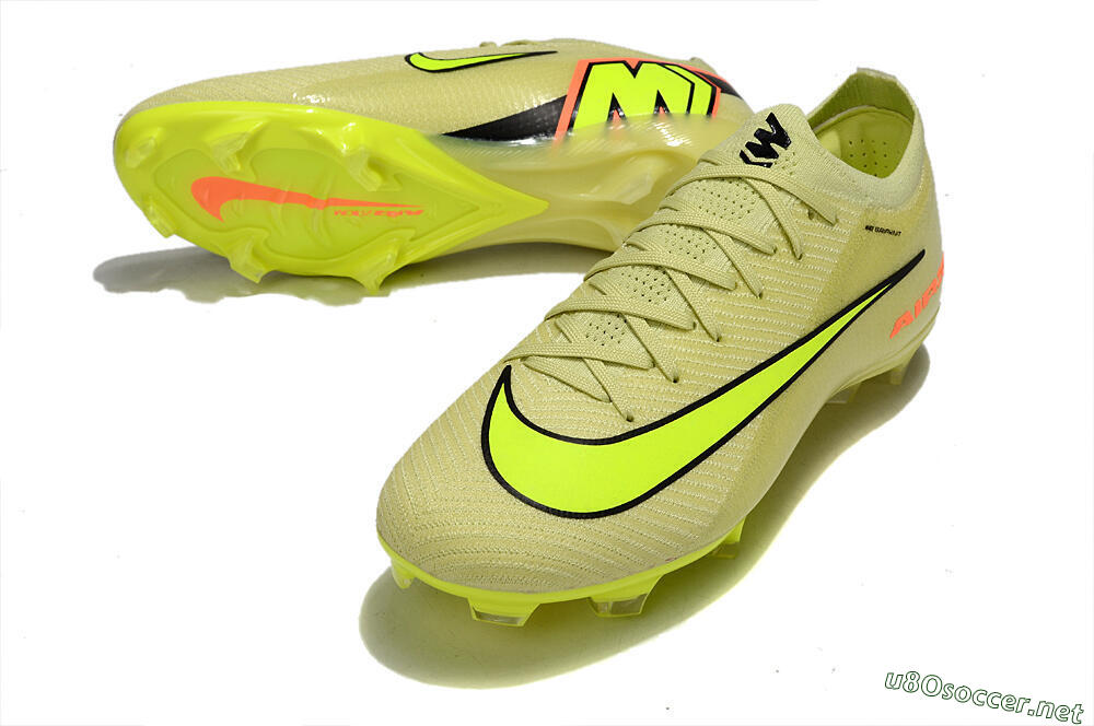 Unisex Nike Air Zoom Mercurial Vapor 16 Elite FG Football Boots - Yellow/Black/Red 3