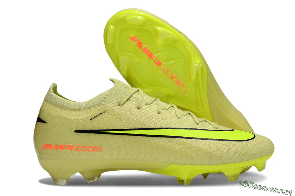 Unisex Nike Air Zoom Mercurial Vapor 16 Elite FG Football Boots - Yellow/Black/Red 2