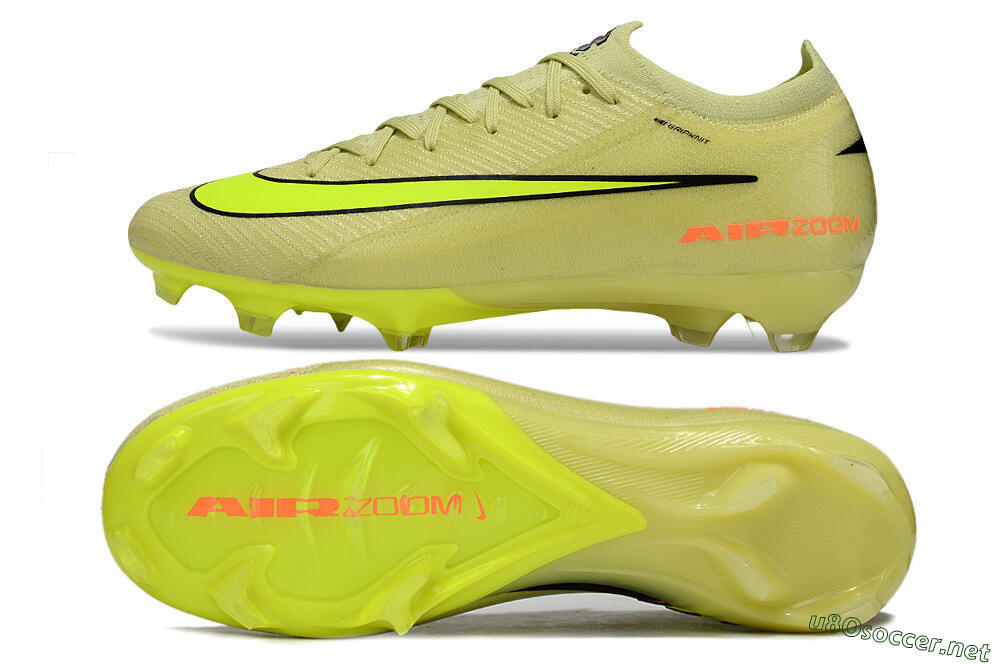 Unisex Nike Air Zoom Mercurial Vapor 16 Elite FG Football Boots - Yellow/Black/Red 1