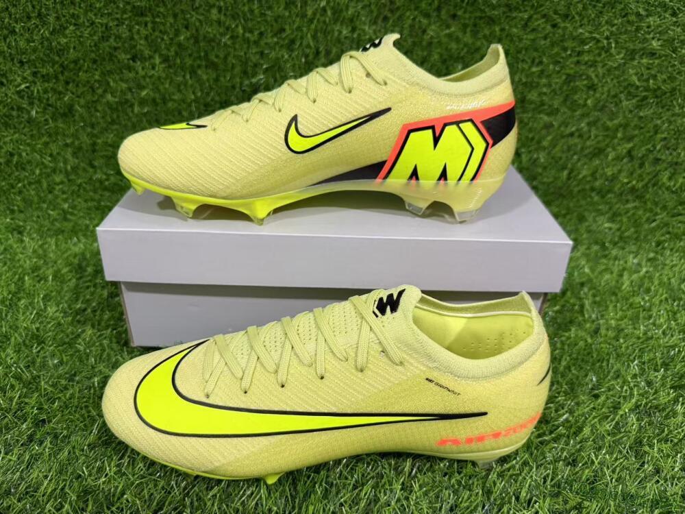 Unisex Nike Air Zoom Mercurial Vapor 16 Elite FG Football Boots - Yellow/Black/Red