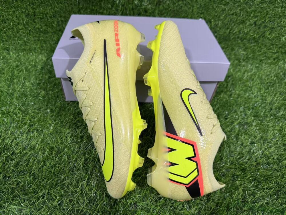 Unisex Nike Air Zoom Mercurial Vapor 16 Elite FG Football Boots - Yellow/Black/Red
