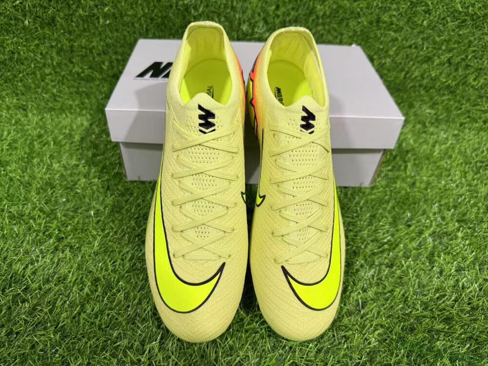 Unisex Nike Air Zoom Mercurial Vapor 16 Elite FG Football Boots - Yellow/Black/Red