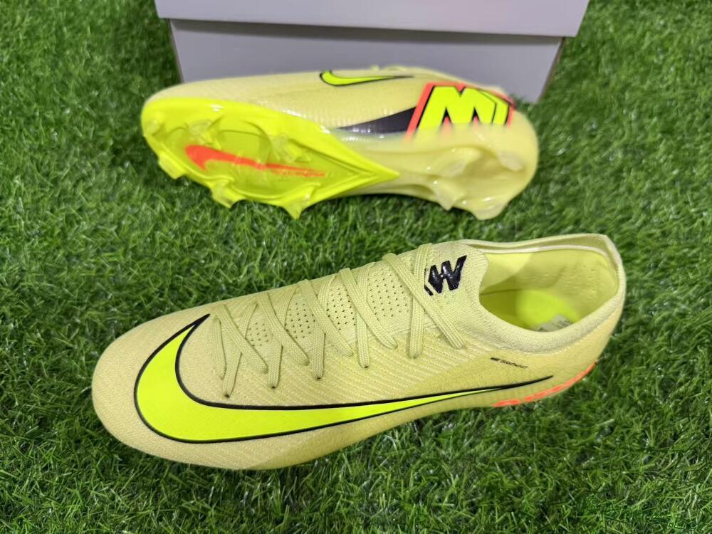 Unisex Nike Air Zoom Mercurial Vapor 16 Elite FG Football Boots - Yellow/Black/Red
