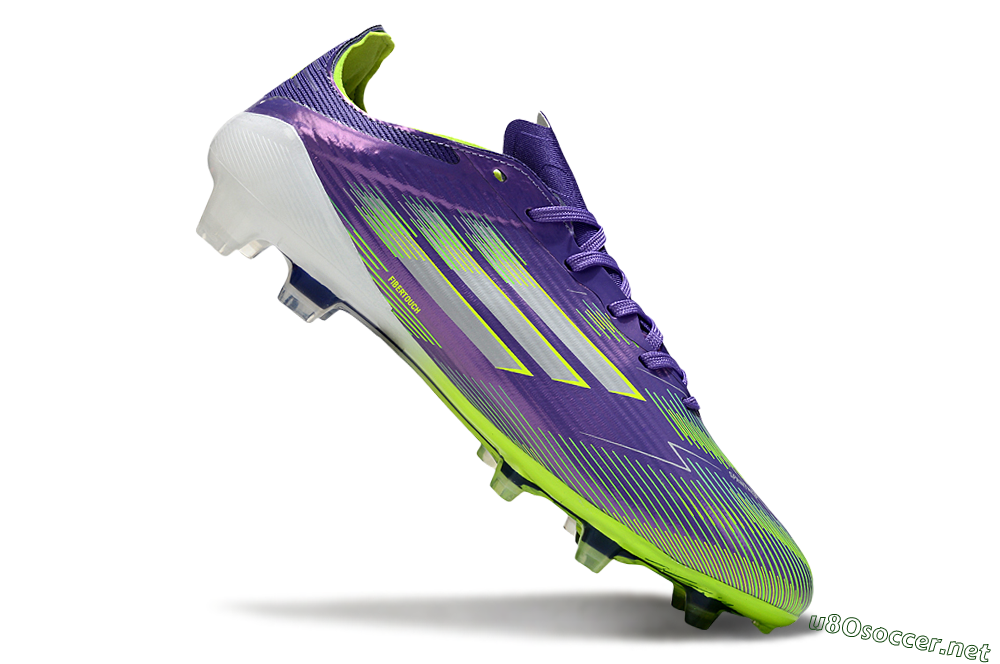 Unisex Adidas F50 Elite FG Football Boots - Purple/Yellow/White 5