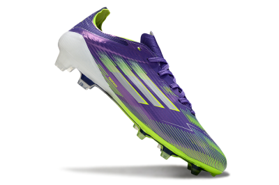 Unisex Adidas F50 Elite FG Football Boots - Purple/Yellow/White