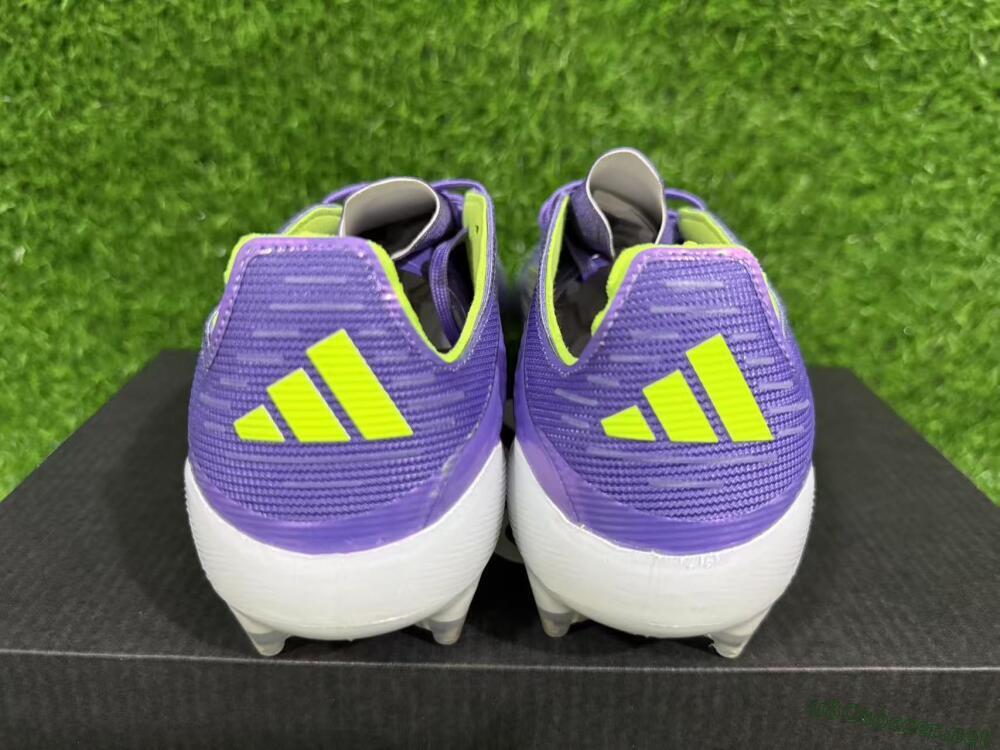 Unisex Adidas F50 Elite FG Football Boots - Purple/Yellow/White