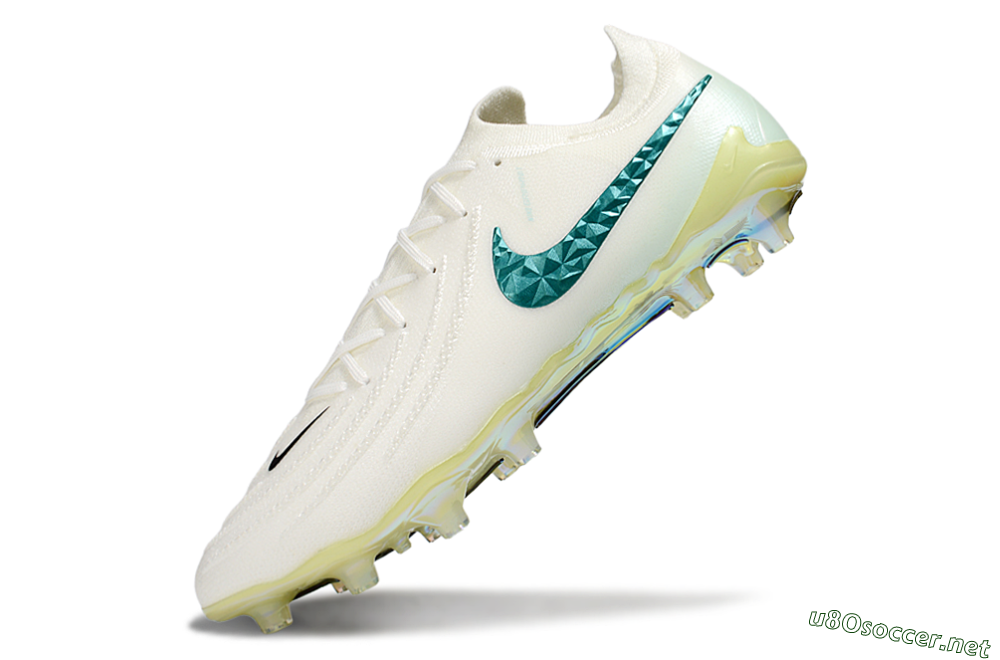 Men's Nike Phantom GX 2 Elite AG Football Boots - Beige/Black/Jade 6