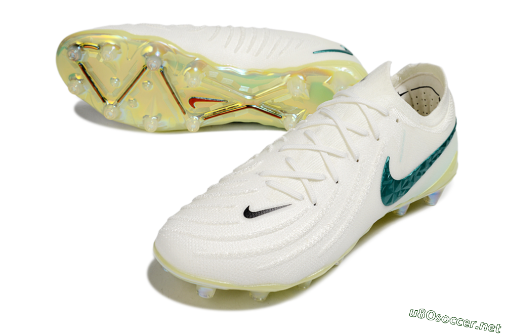 Men's Nike Phantom GX 2 Elite AG Football Boots - Beige/Black/Jade 3