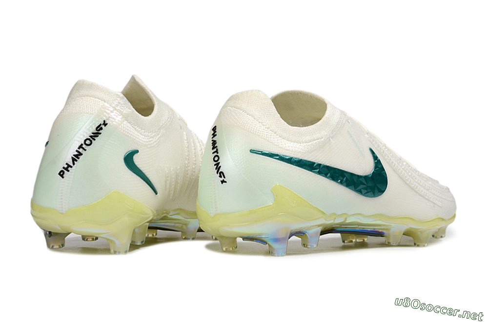 Men's Nike Phantom GX 2 Elite AG Football Boots - Beige/Black/Jade 7