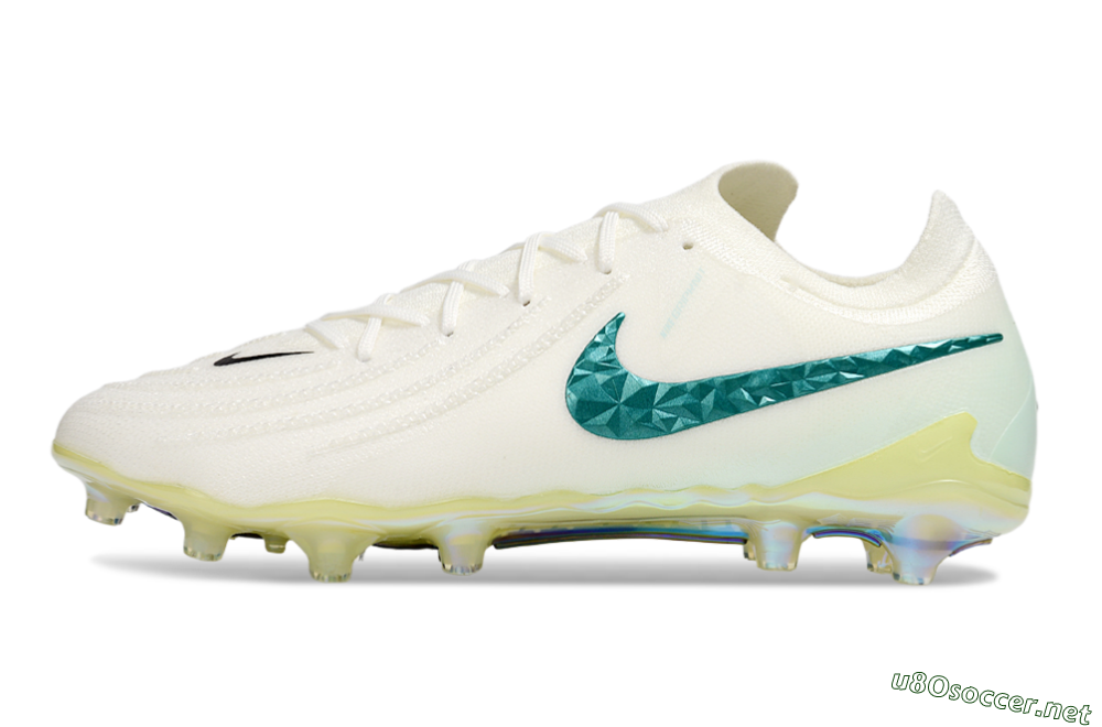 Men's Nike Phantom GX 2 Elite AG Football Boots - Beige/Black/Jade 0