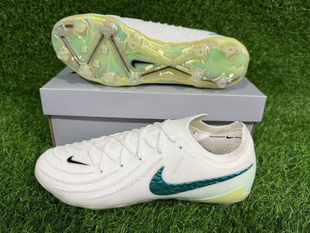Men's Nike Phantom GX 2 Elite AG Football Boots - Beige/Black/Jade