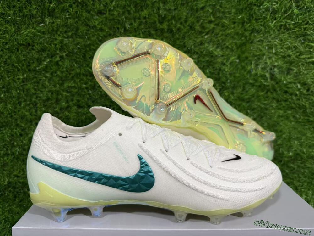 Men's Nike Phantom GX 2 Elite AG Football Boots - Beige/Black/Jade