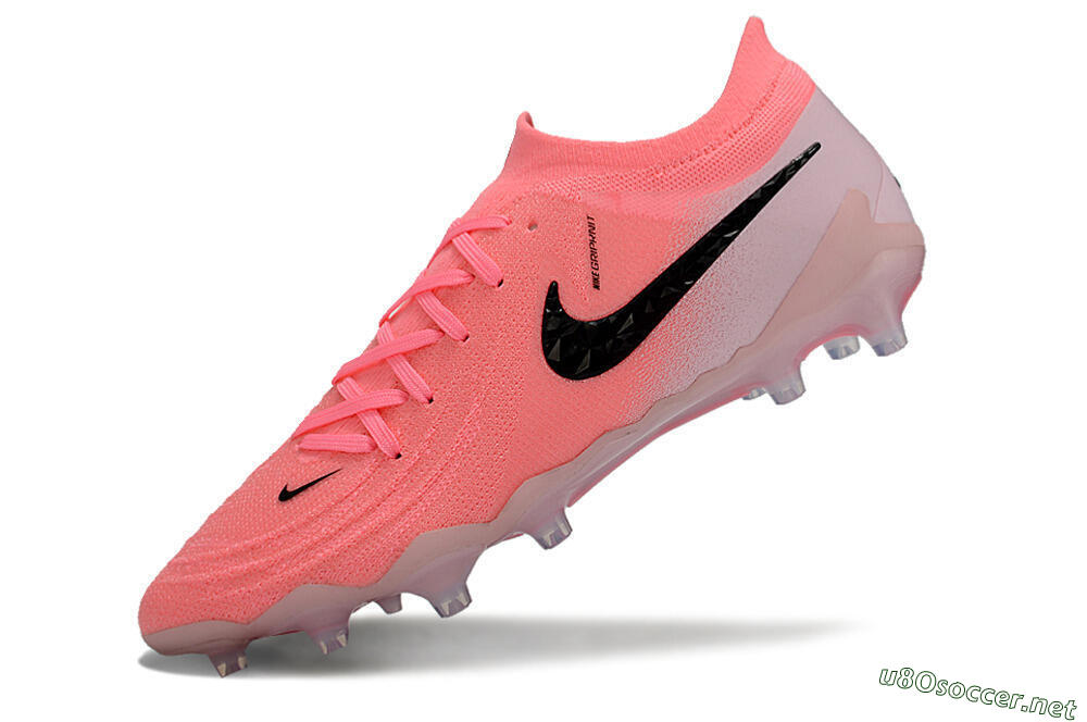 Men's Nike Phantom GX 2 Elite AG Football Boots - Pink/Black 5