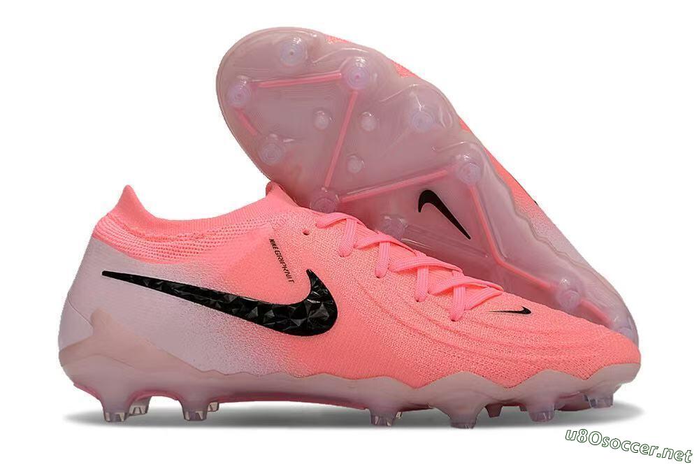 Men's Nike Phantom GX 2 Elite AG Football Boots - Pink/Black 2