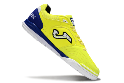 Men's Joma Top Flex IC Football Shoes - Yellow/White/Blue