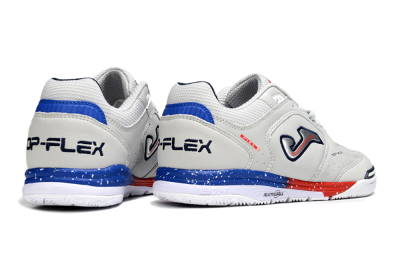Men's Joma Top Flex IC Football Shoes - Grey/Blue/Silver