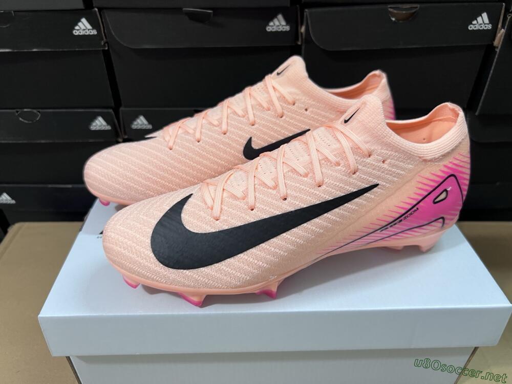 Unisex Nike Air Zoom Mercurial Vapor 16 Elite FG Football Boots - Pink/Black/Gold