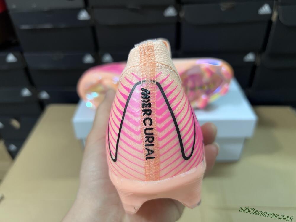 Unisex Nike Air Zoom Mercurial Vapor 16 Elite FG Football Boots - Pink/Black/Gold