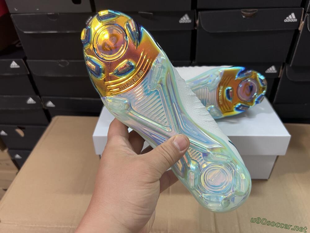 Men's Nike Phantom GX 2 Elite FG Football Boots - White/Black/Jade